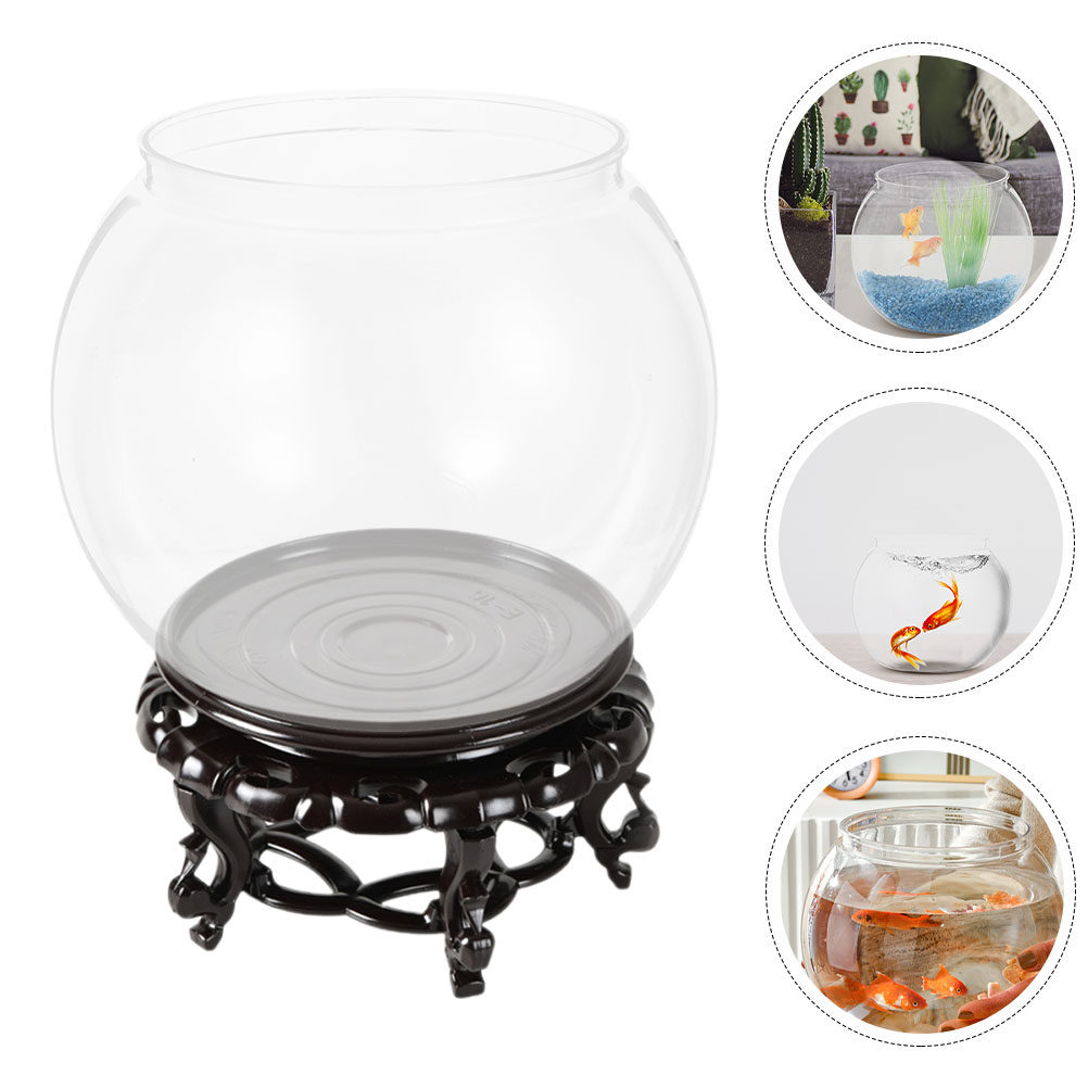 1Set Stable Transparent Fish B - Planted Aquarium Bowl ulasan dan harga
