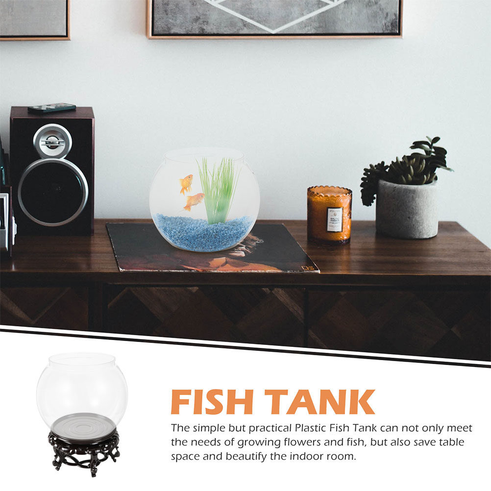 1Set Stable Transparent Fish B - Planted Aquarium Bowl ulasan dan harga