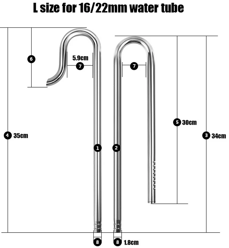 Lily Pipe Stainless Steel Infl - Planted Aquarium Ada ulasan dan harga