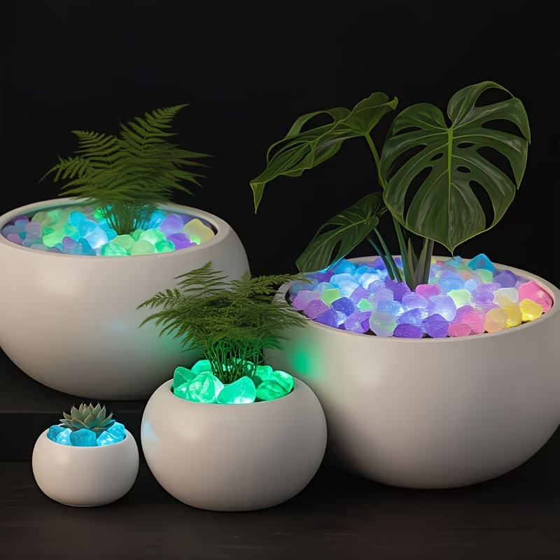 300PCS Luminous Pebble Set,0.9 - Aquarium Plants ulasan dan harga