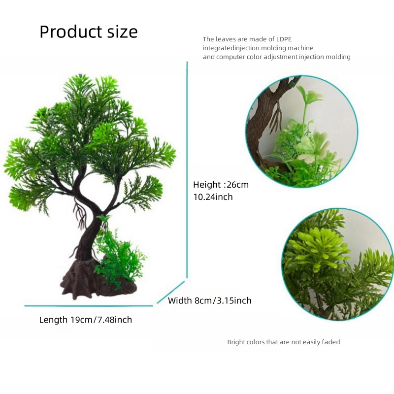 Fish Tank DIY  Artificial Aqua - Aquarium Plant Live ulasan dan harga