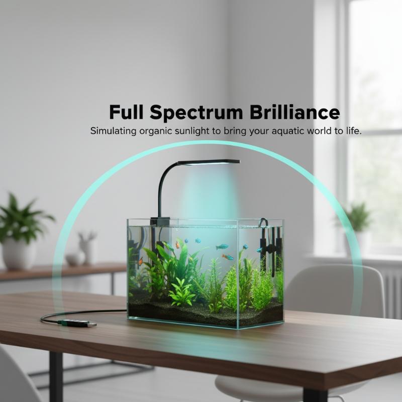 USB Aquarium Clip Light Flexib - Aquarium Plants ulasan dan harga