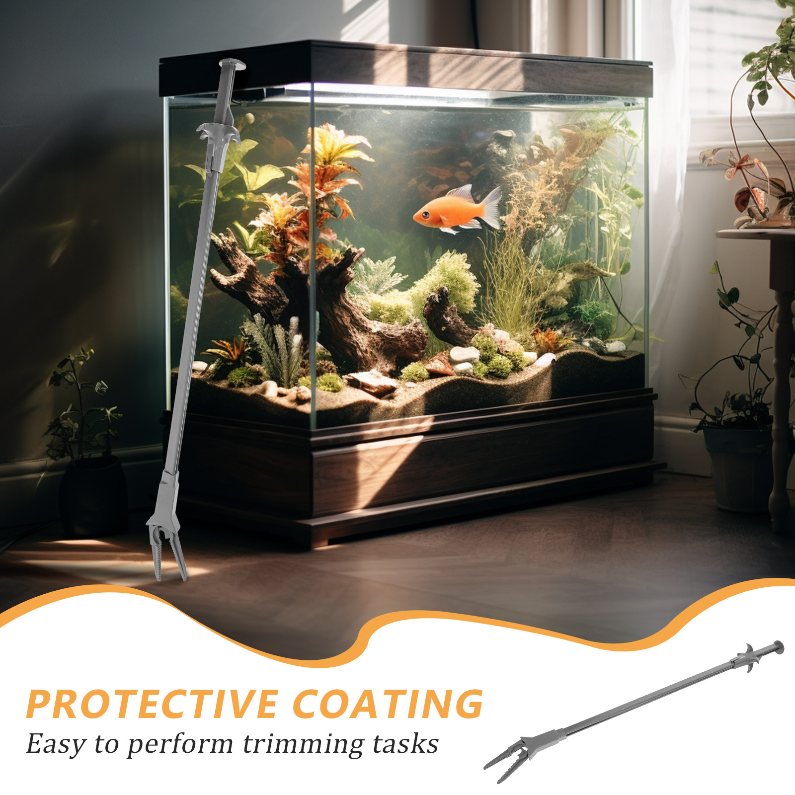 50Cm Aquarium Plant Tweezers P - Aquarium Plant Easy To Grow ulasan dan harga