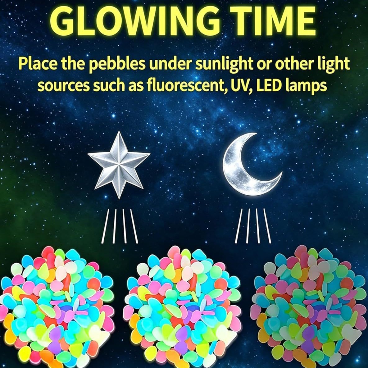 Colorful Glow In The Dark Lumi - Aquarium Plants ulasan dan harga
