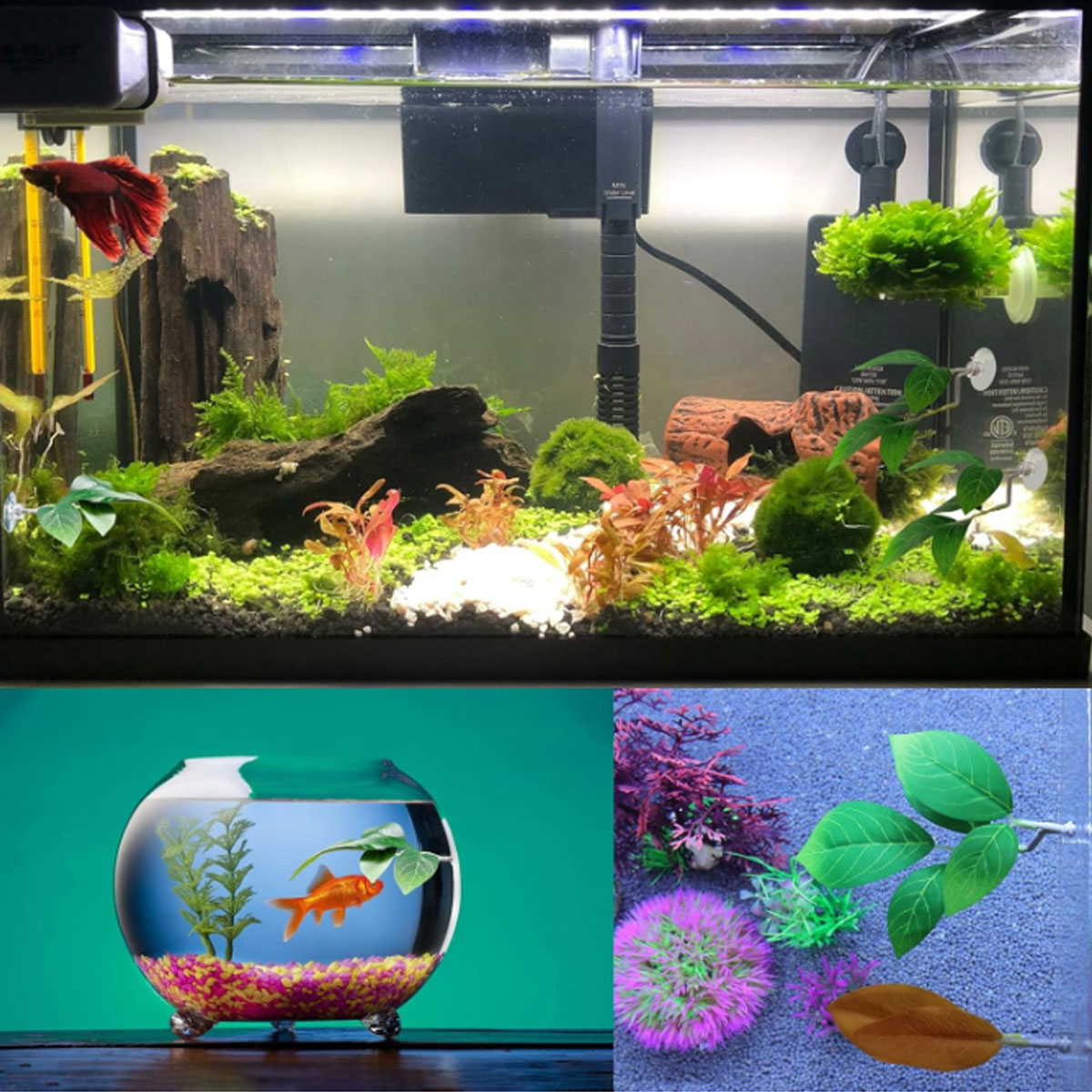 1 PC Betta Fish Hammock Soft A - Planted Aquarium For Betta ulasan dan harga