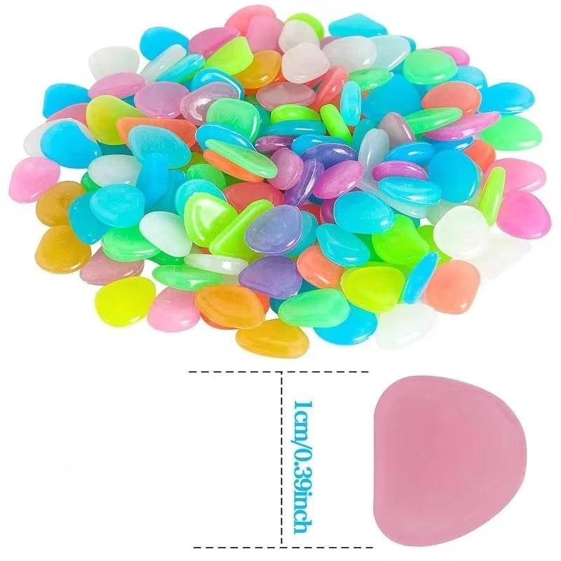 50-200pcs Glow in The Dark Peb - Aquarium Plants ulasan dan harga