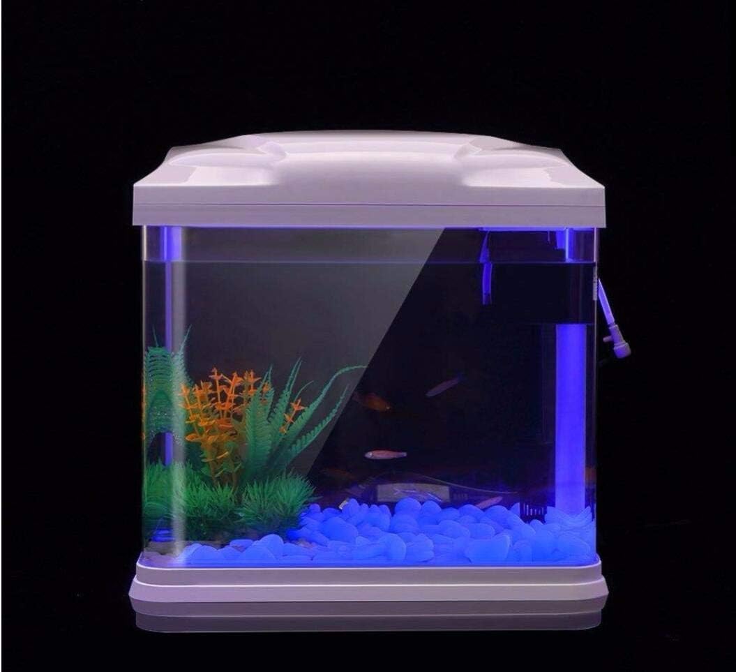 Fish Tank Rocks Glow Blue Pebb - Aquarium Plants ulasan dan harga