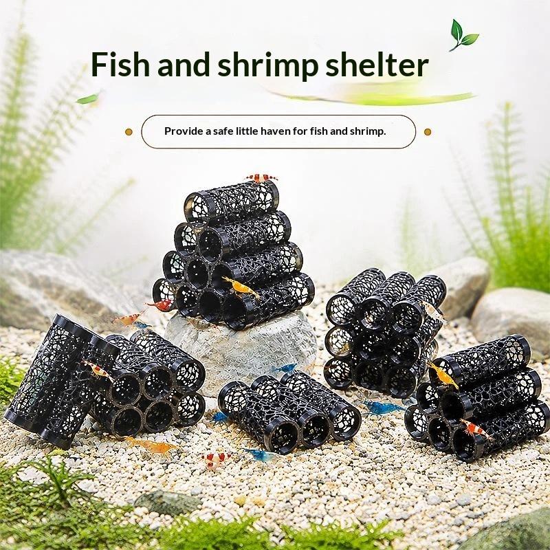 3/6/9/10Pcs 3D Printed Fish Sh - Planted Aquarium For Betta ulasan dan harga