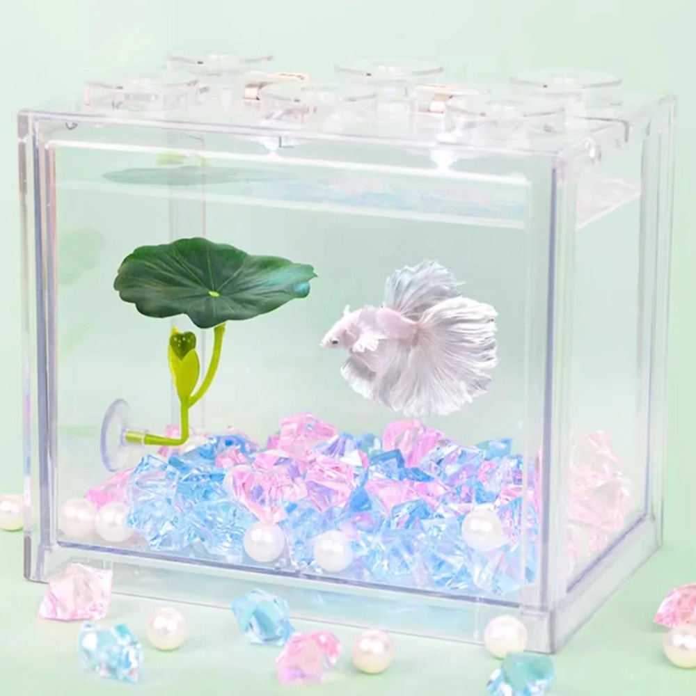 1PCS Green Leaf Betta Fish Ham - Planted Aquarium For Betta ulasan dan harga